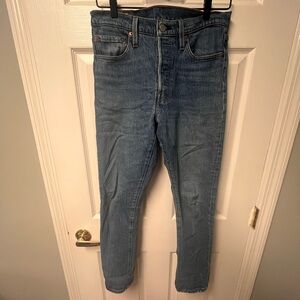 Levi's Premium 501 skinny classic Blue Jeans